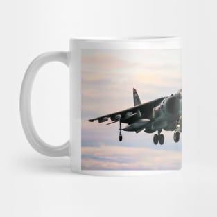 RAF Harrier landing Mug